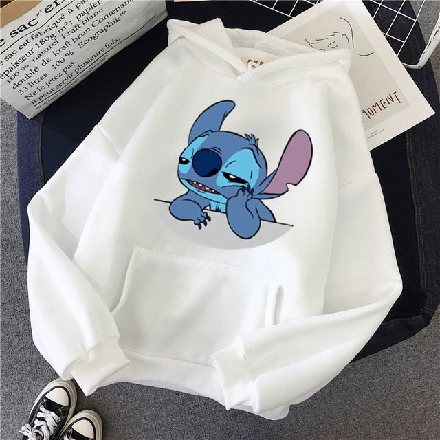 Sudaderas Stitch (Blancas y Rosas) – CartoonModa