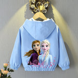 Chaqueta con capucha Frozen niños