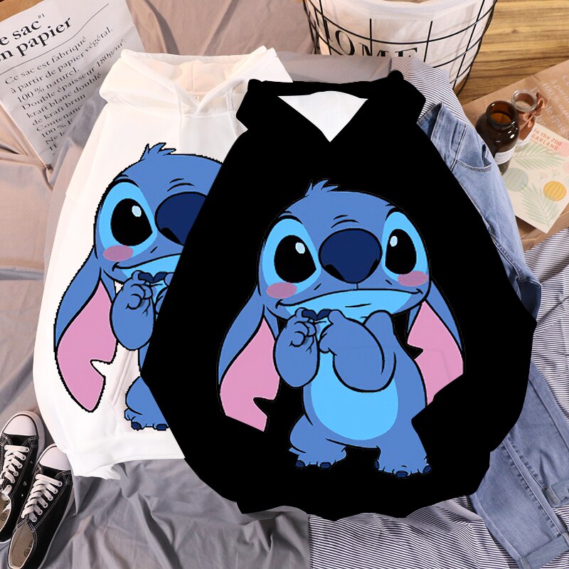 Tiukalh Sudaderas A Juego para Parejas Stitch Sudaderas Mujer con